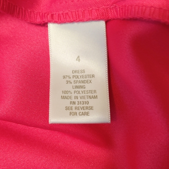Dress Barn pink sleeveless dress. Size 4 - Picture 3 of 10